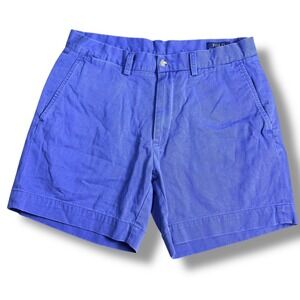 Polo Ralph Lauren Shorts Mens 32 Blue Classic Fit 6" Cotton Chino Preppy Polo